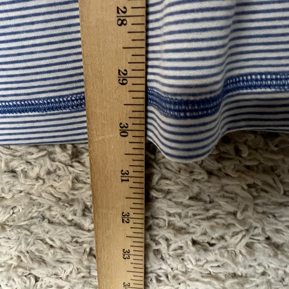 Vineyard Vines Pullover 1/4 Zip Shirt Mens XXL Blue Preppy Performance Striped - Picture 4 of 8